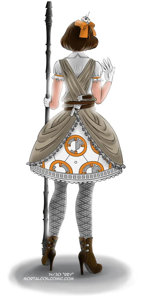 14 Kamiko Lolita Star Wars Force Awakens Rey