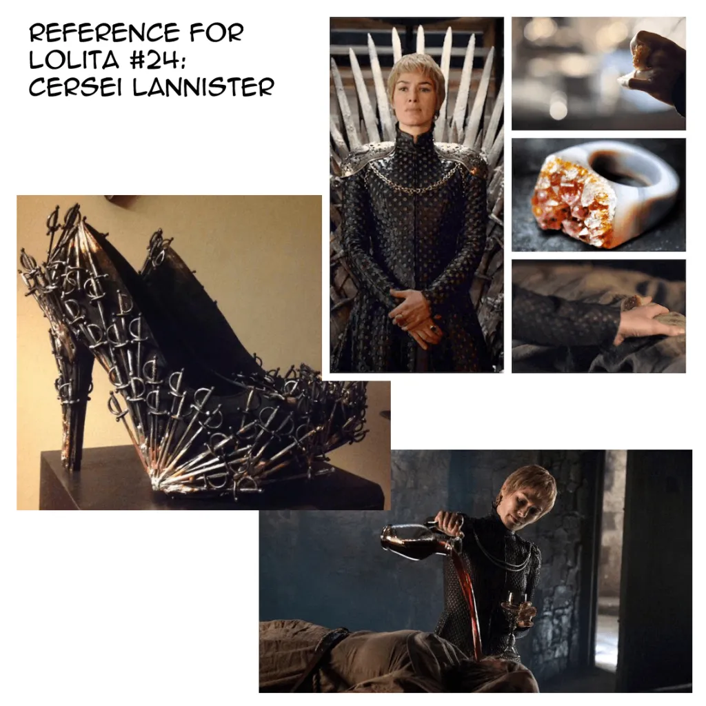 Lolita Fashion 24 - Game of Thrones Cersei Lannister Reference | This Mortal Coil