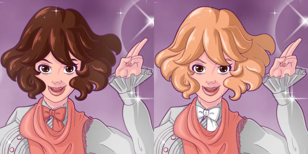 Magical Girl Kamiko Brunette or Blonde?