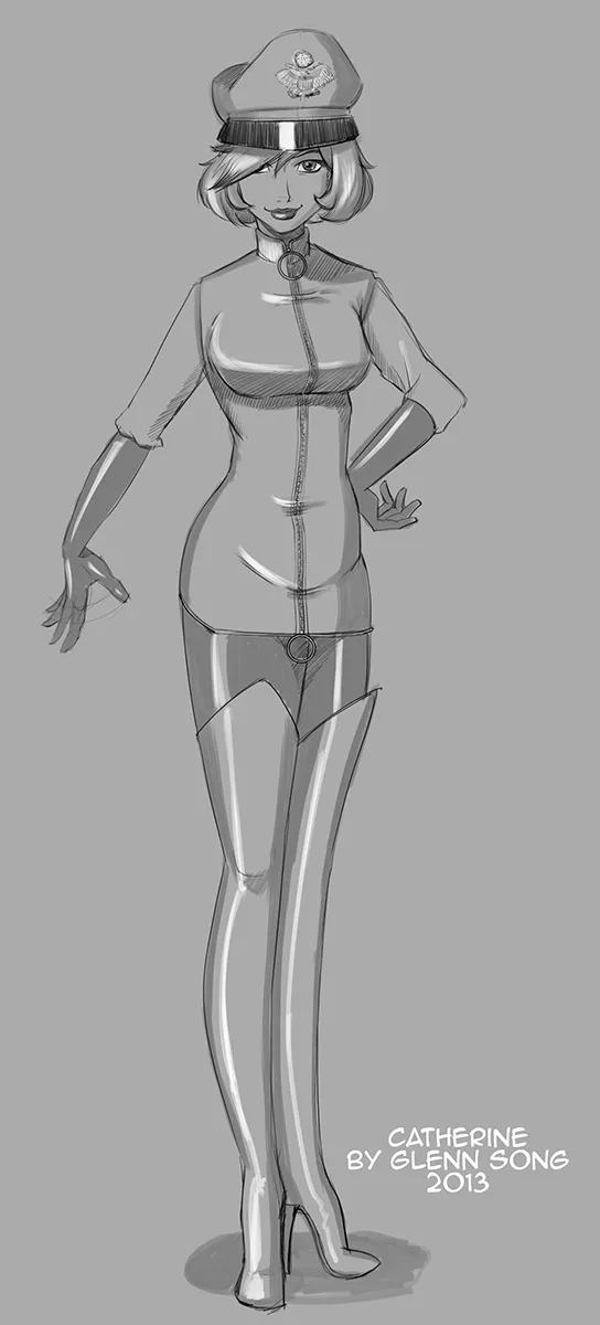 Original sketch of "In Her, We Trust" from 2013.