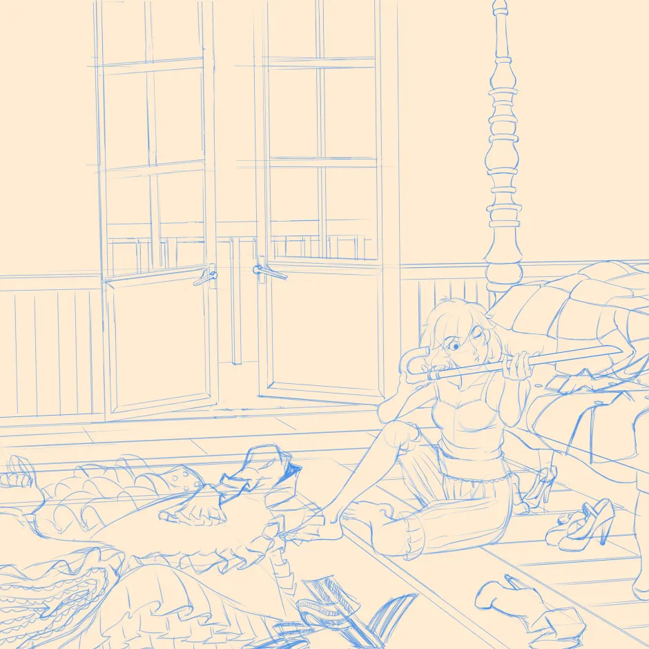 Deconstructed Lolita Pencil