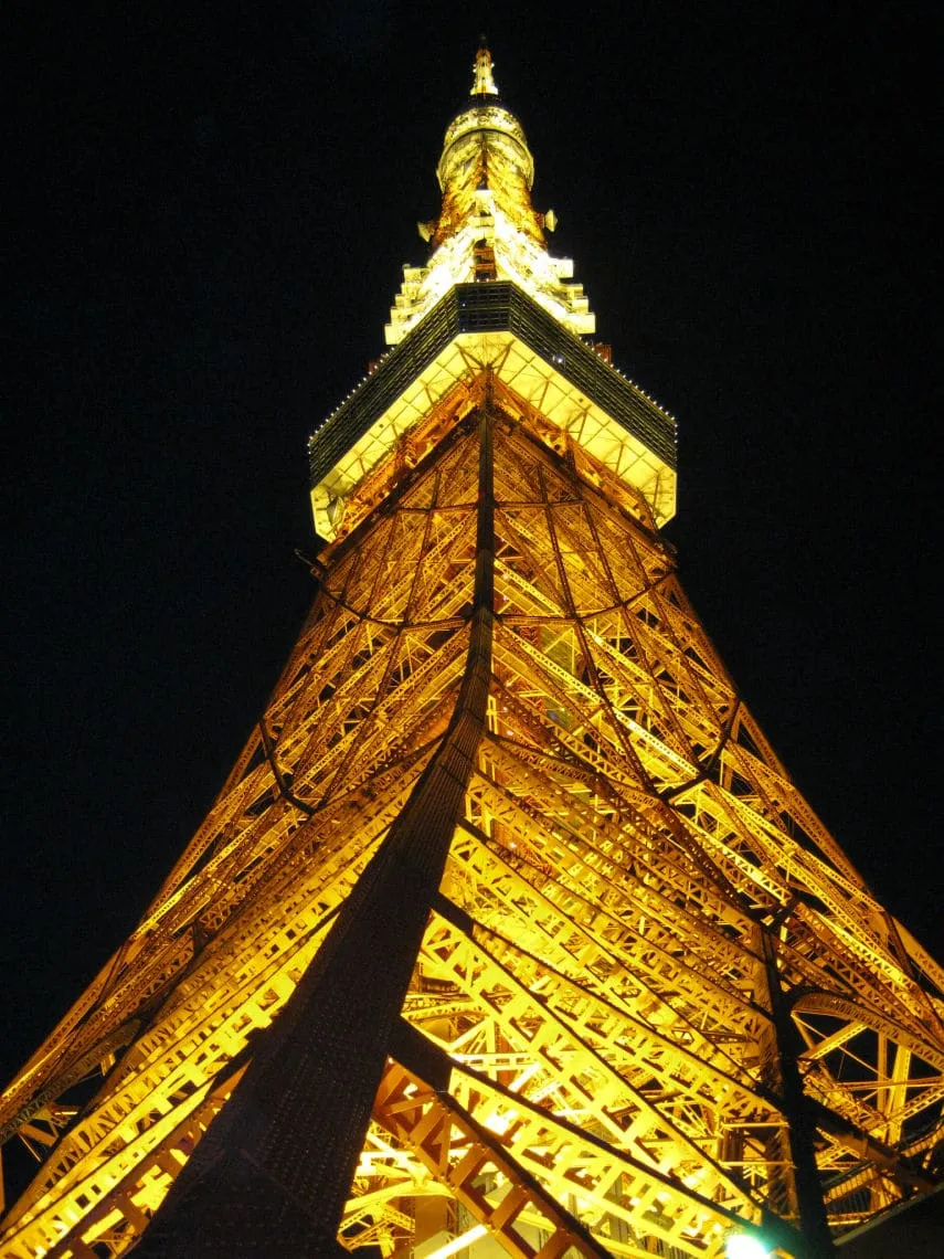 Japan Trip 2010 | Tokyo Tower at Night | Magical Girl Kamiko | This Mortal Coil Webcomic
