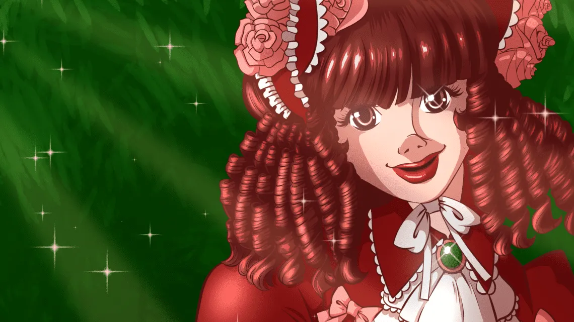 Kamiko Christmas Card 2020 Close-up | This Mortal Coil Webcomic