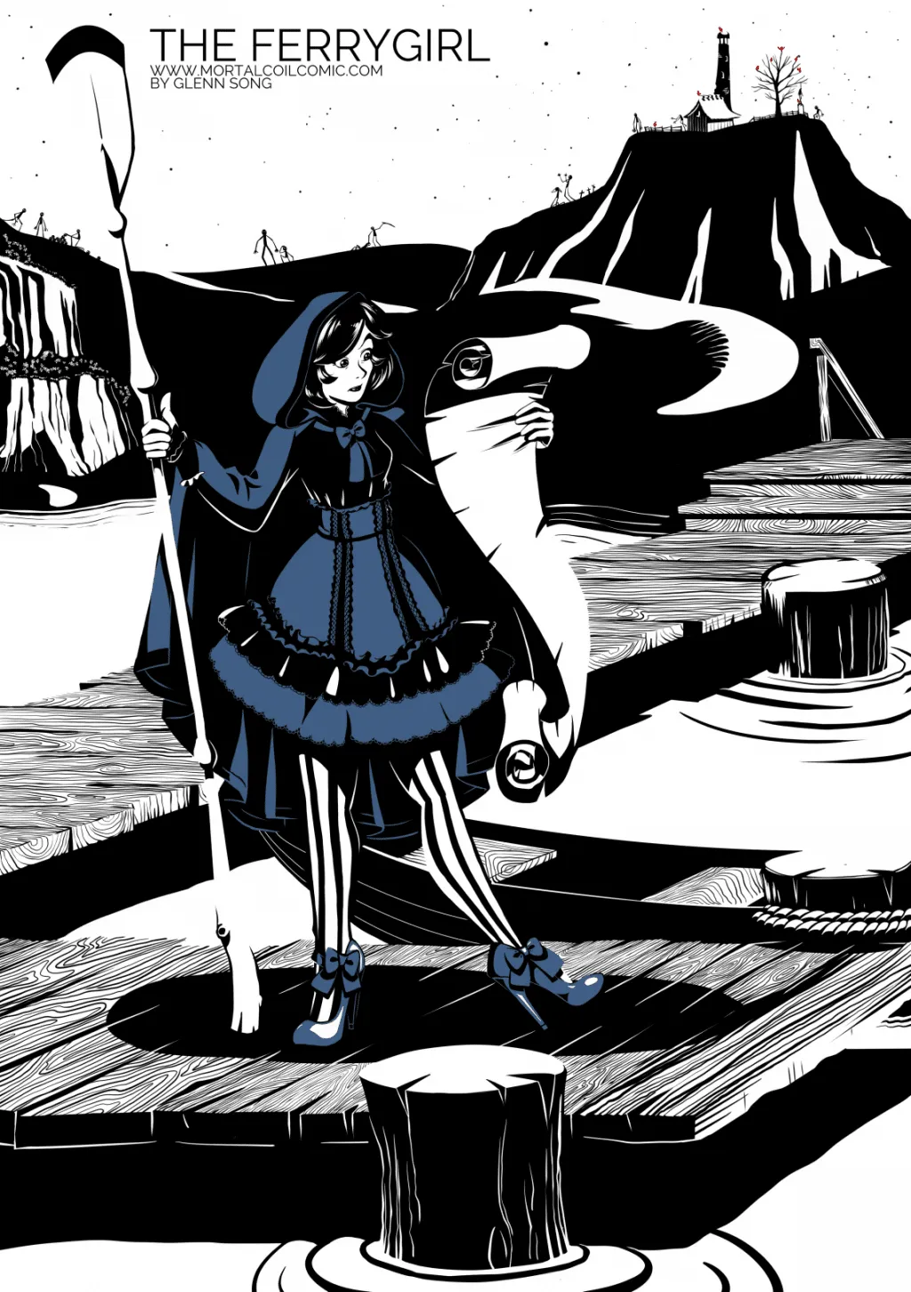 The Ferrygirl (Painted)