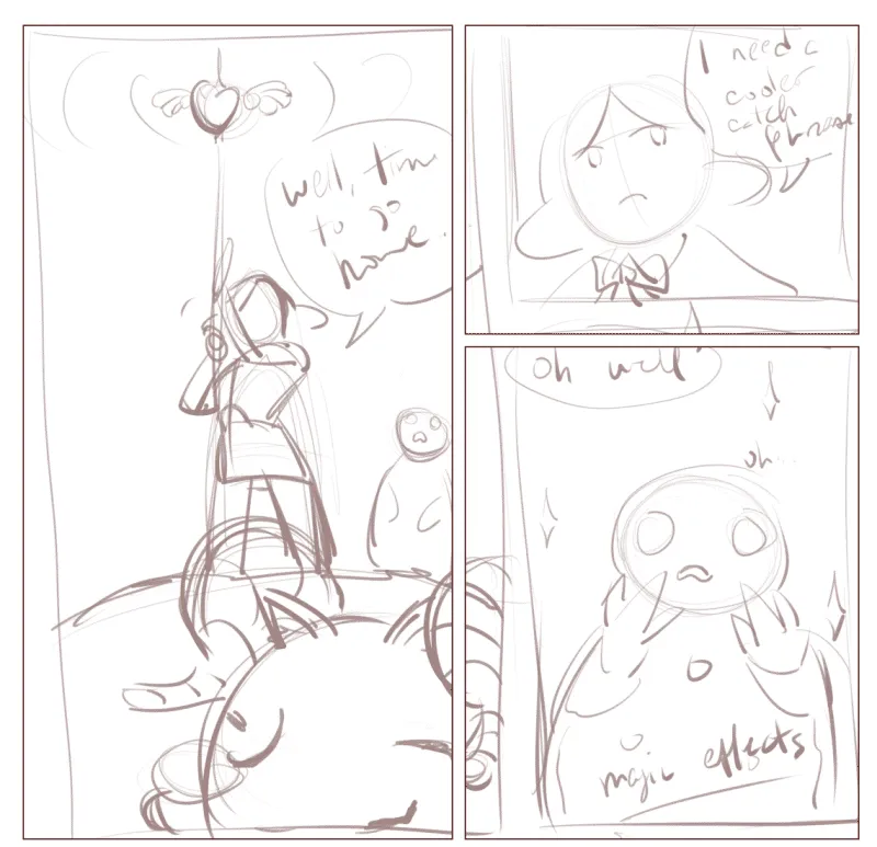 Magical Girl Kamiko 021 Storyboard | This Mortal Coil Webcomic