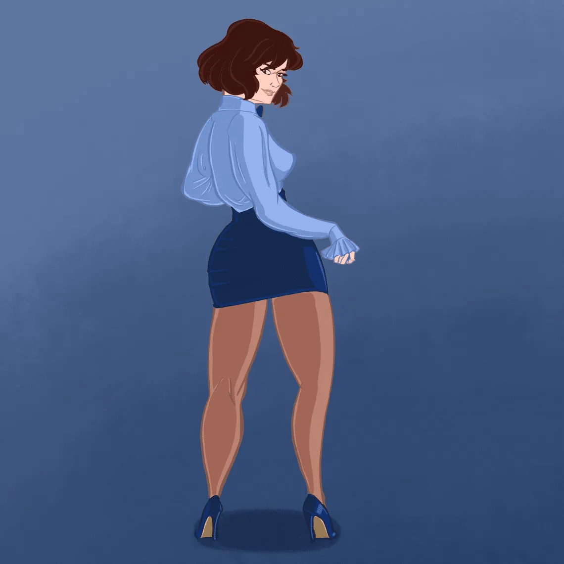 Magical Girl Kamiko Butt