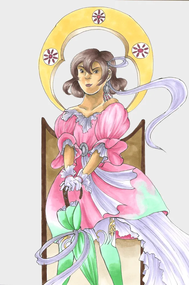 Kamiko fanart by MJ Massey creator of the webcomic Vatican Assassins