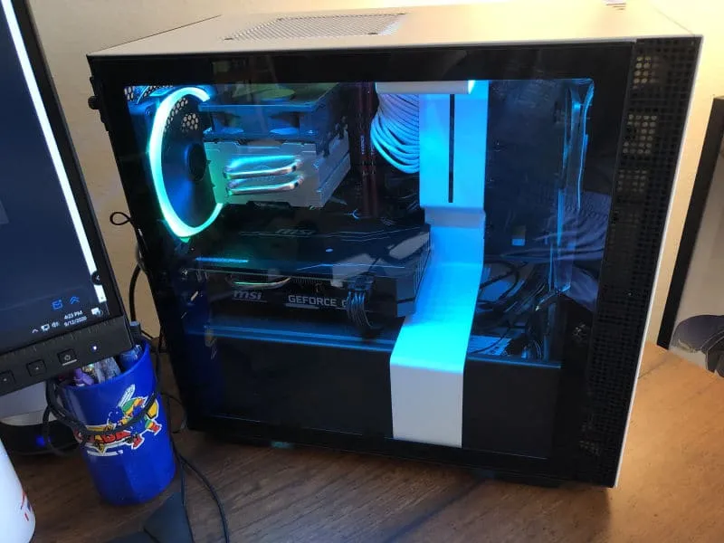 Glenn's New Computer - Ryzen Geforce NZXT H210i 