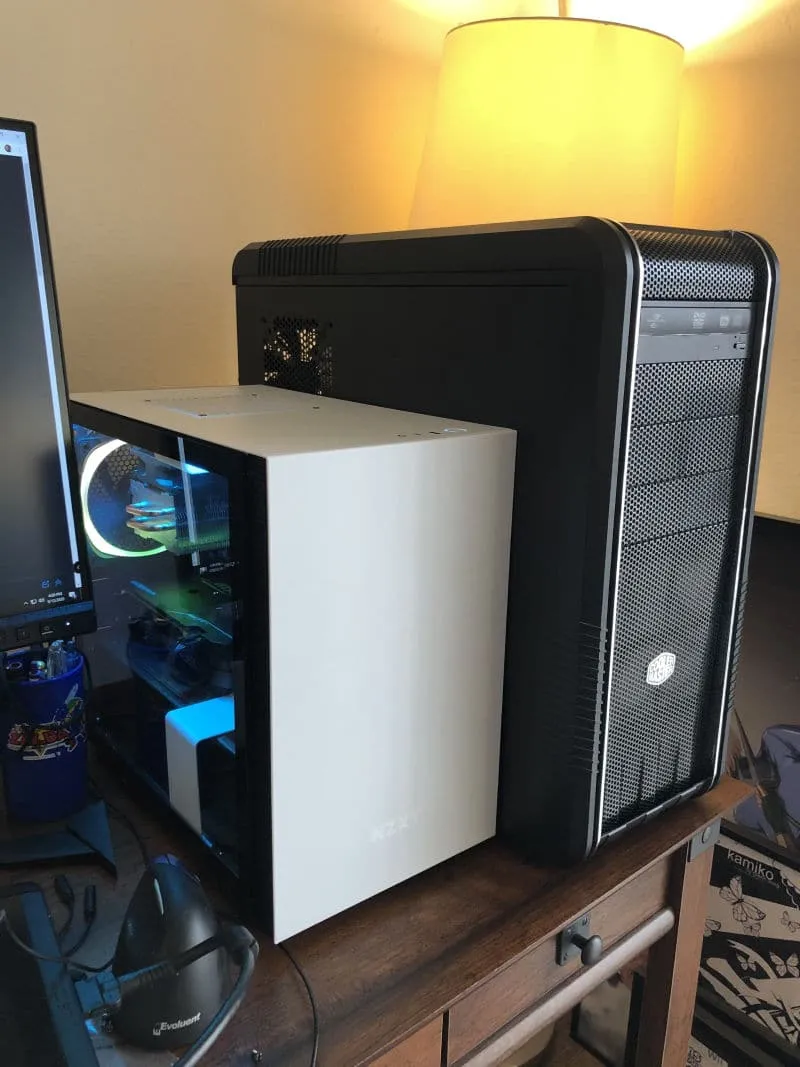 Glenn's New Computer - Ryzen Geforce NZXT H210i  comparison