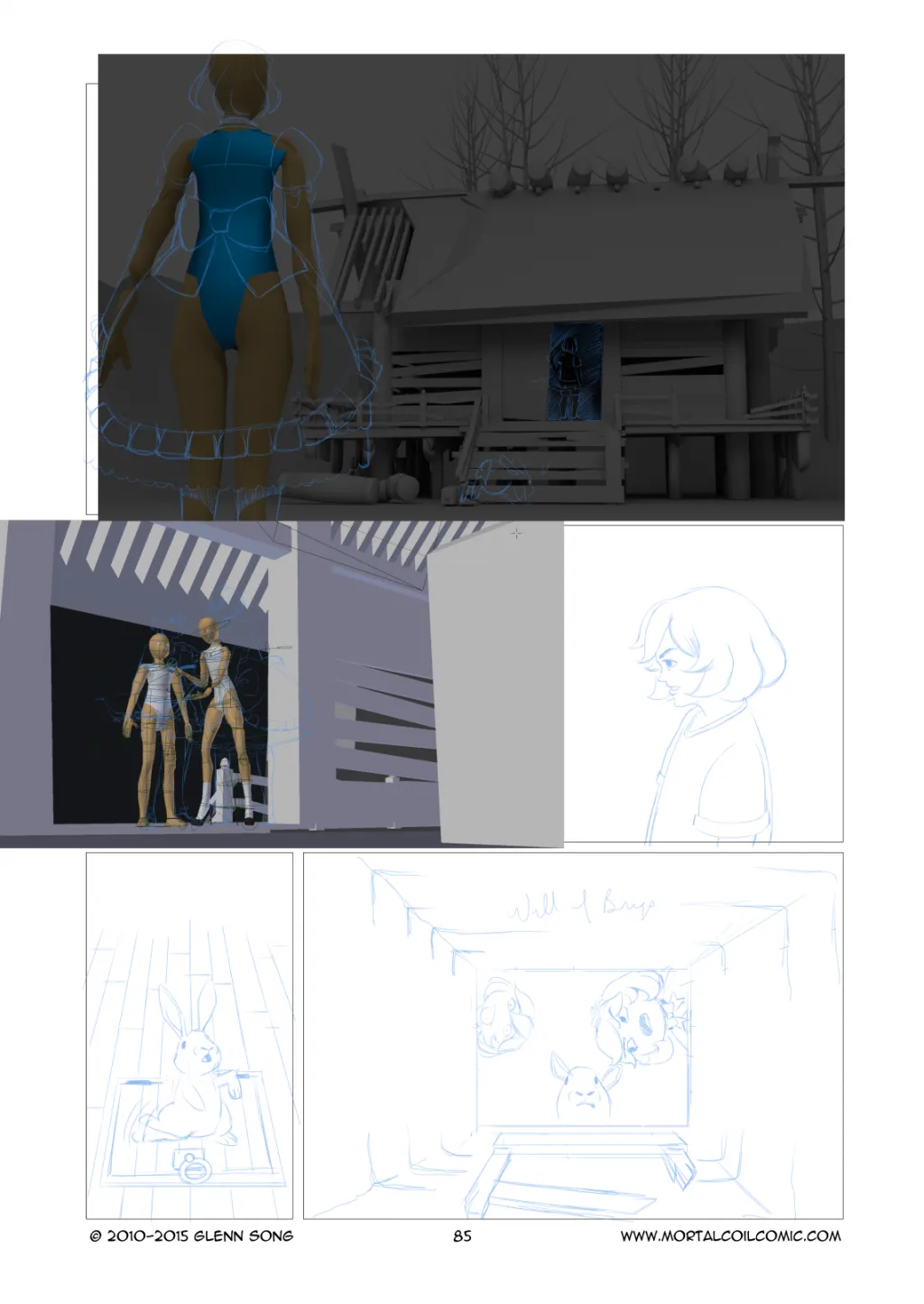 A Voice in the Woods - 2 Pencils