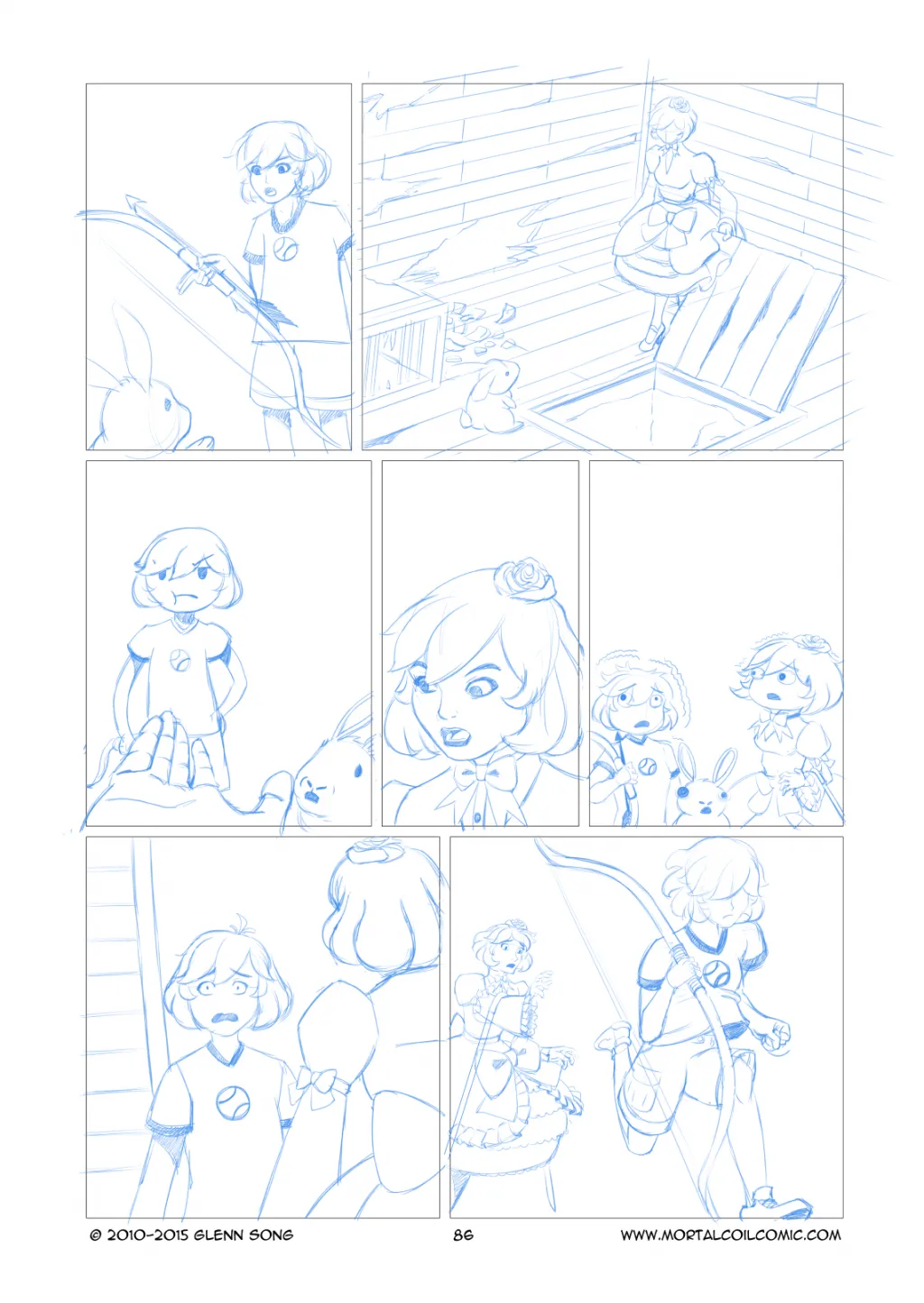 A Voice in the Woods - 3 Pencils