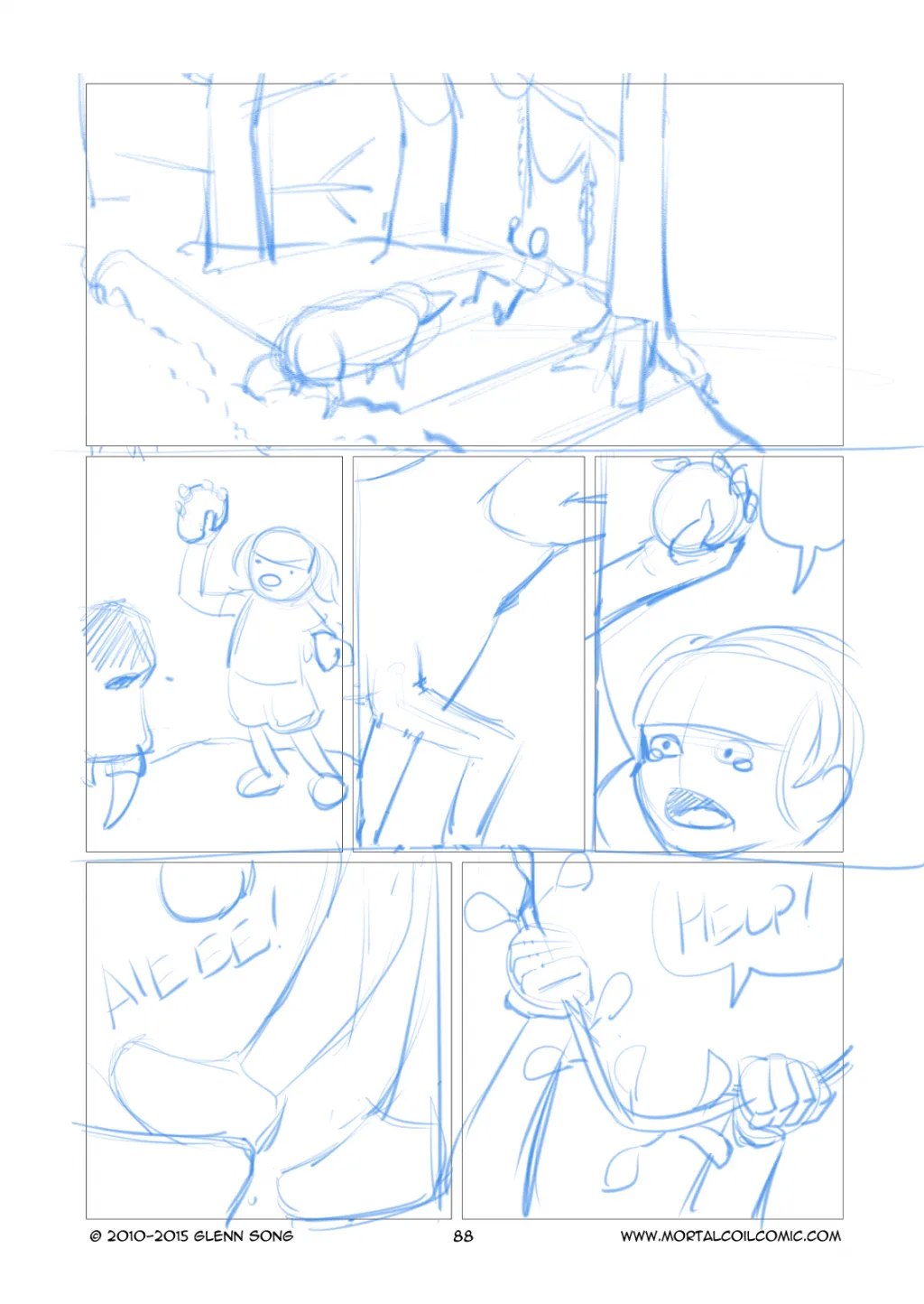 A Voice in the Woods - 5 - Storyboards