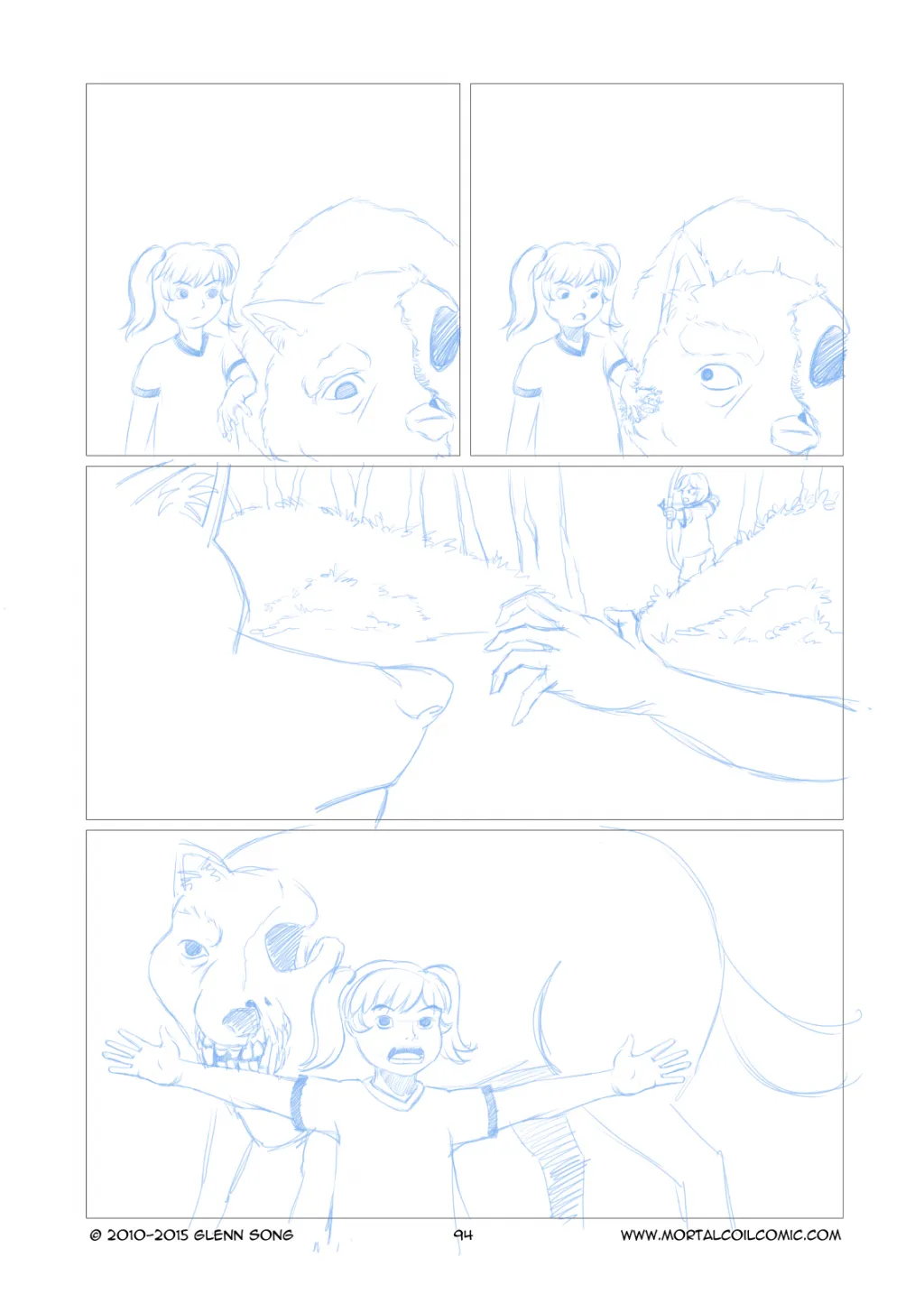 A Wolf's Cry - 4 - pencil