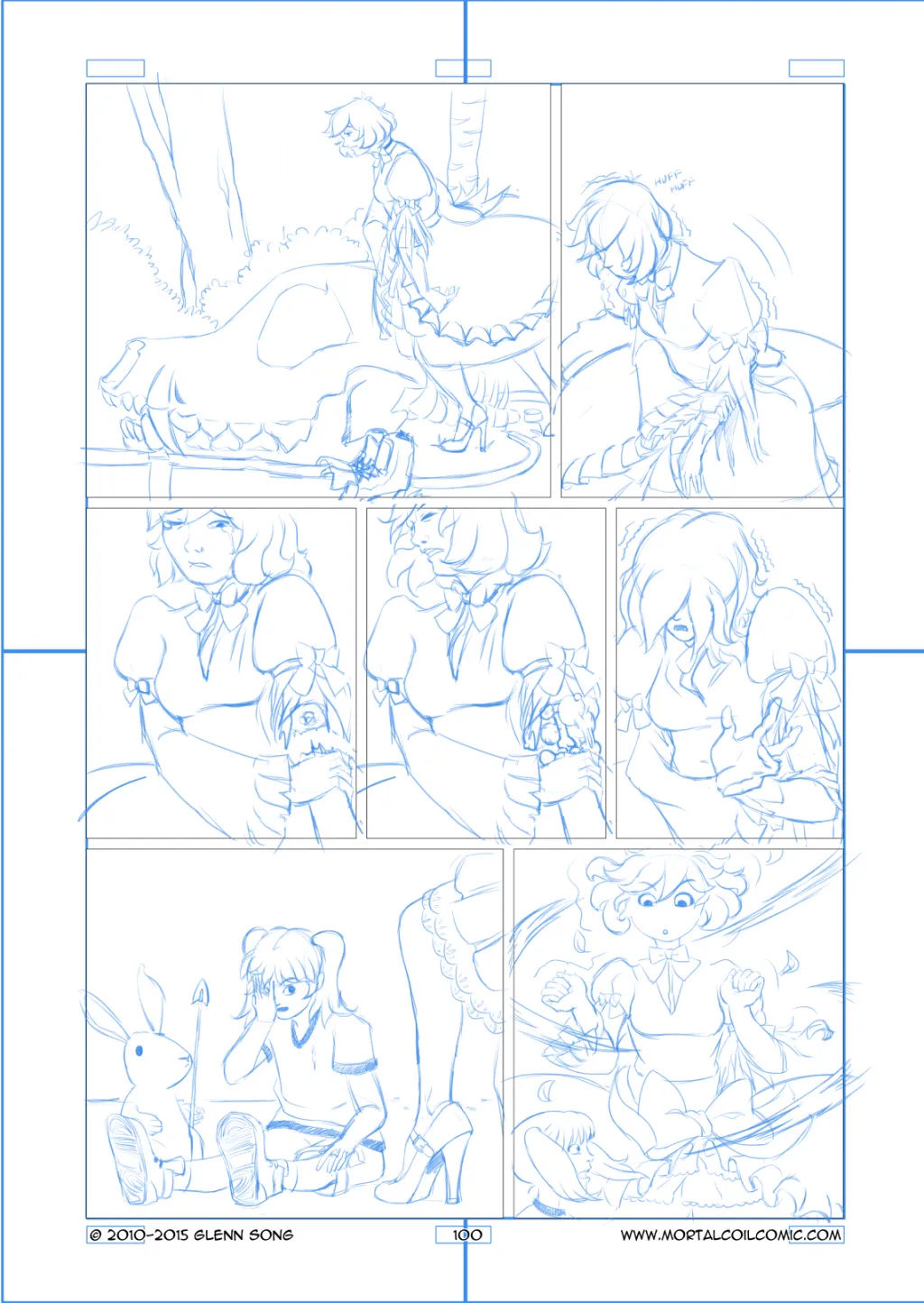 The Miracle, Page 4 Pencils
