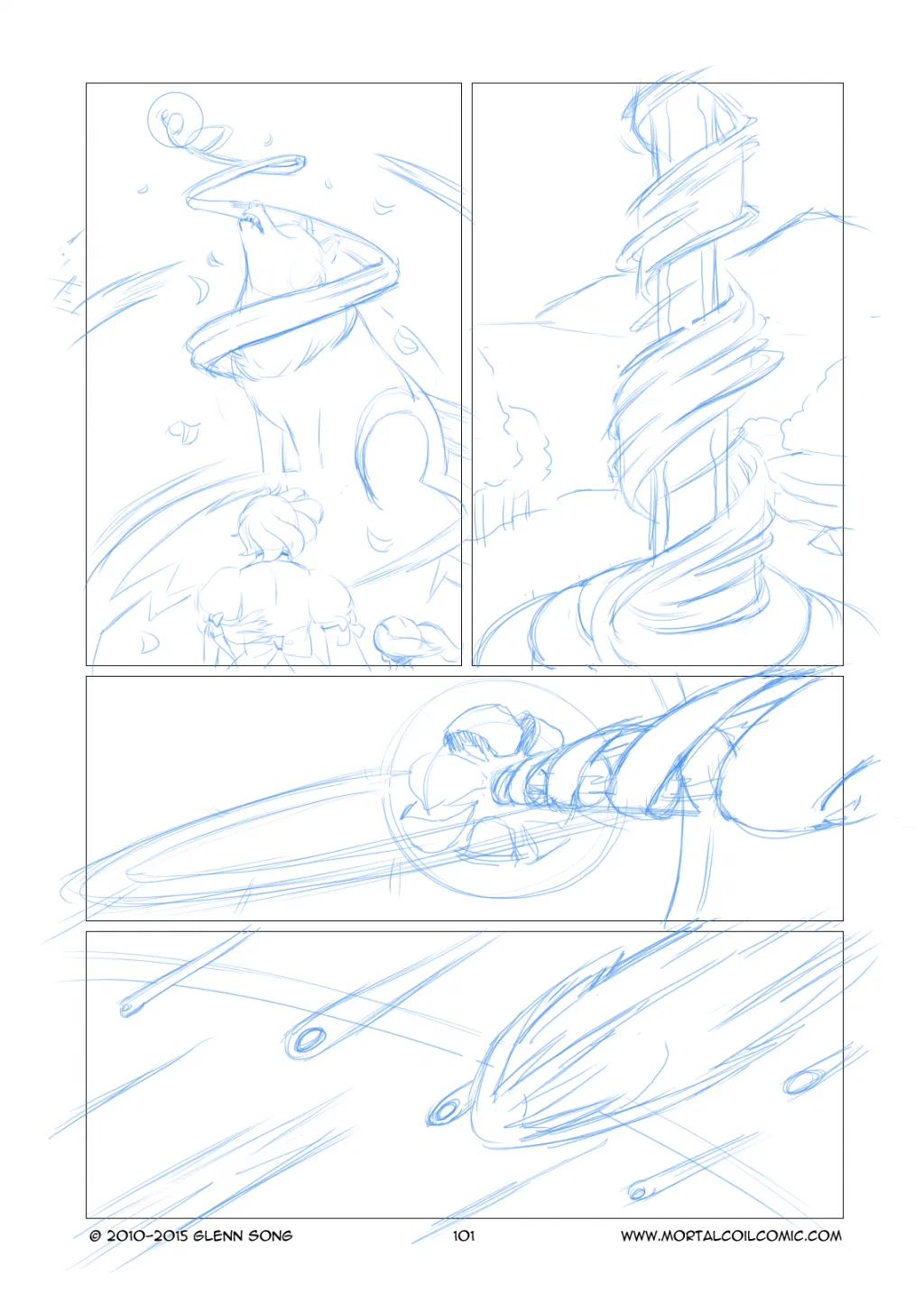 The Miracle, Page 5 Pencils
