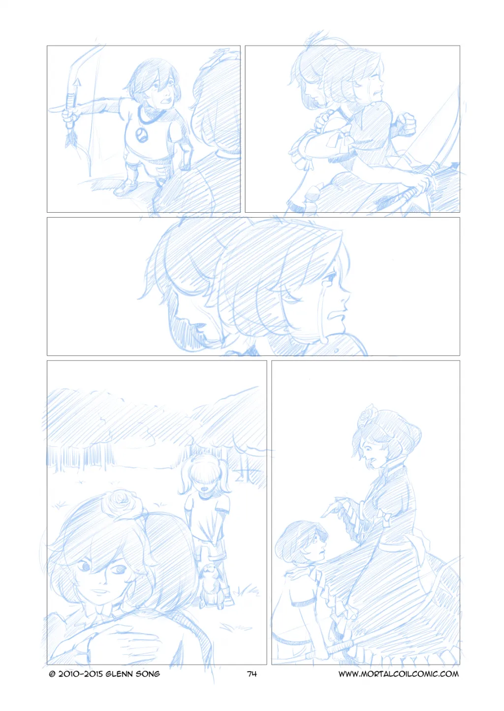 Archer of the West - 5 pencils