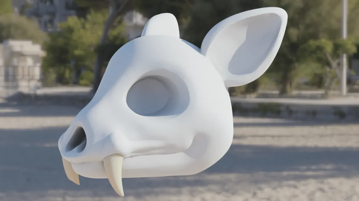 Cartoonus Characterus Animal Skull | Glenn Song Blender Artwork