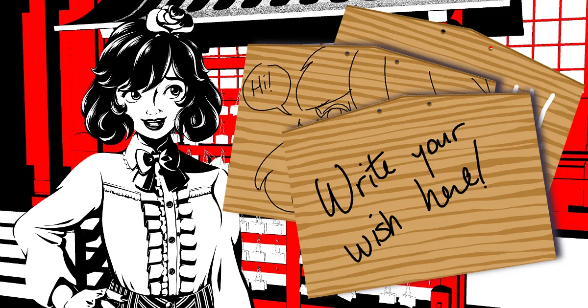 Send a wish card to Kamiko!