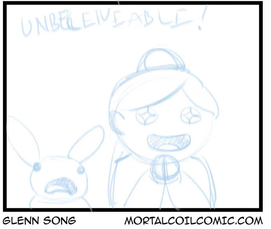 Rescue (Frame 4 Storyboard Sketch) | Lady of the Moon | This Mortal Coil