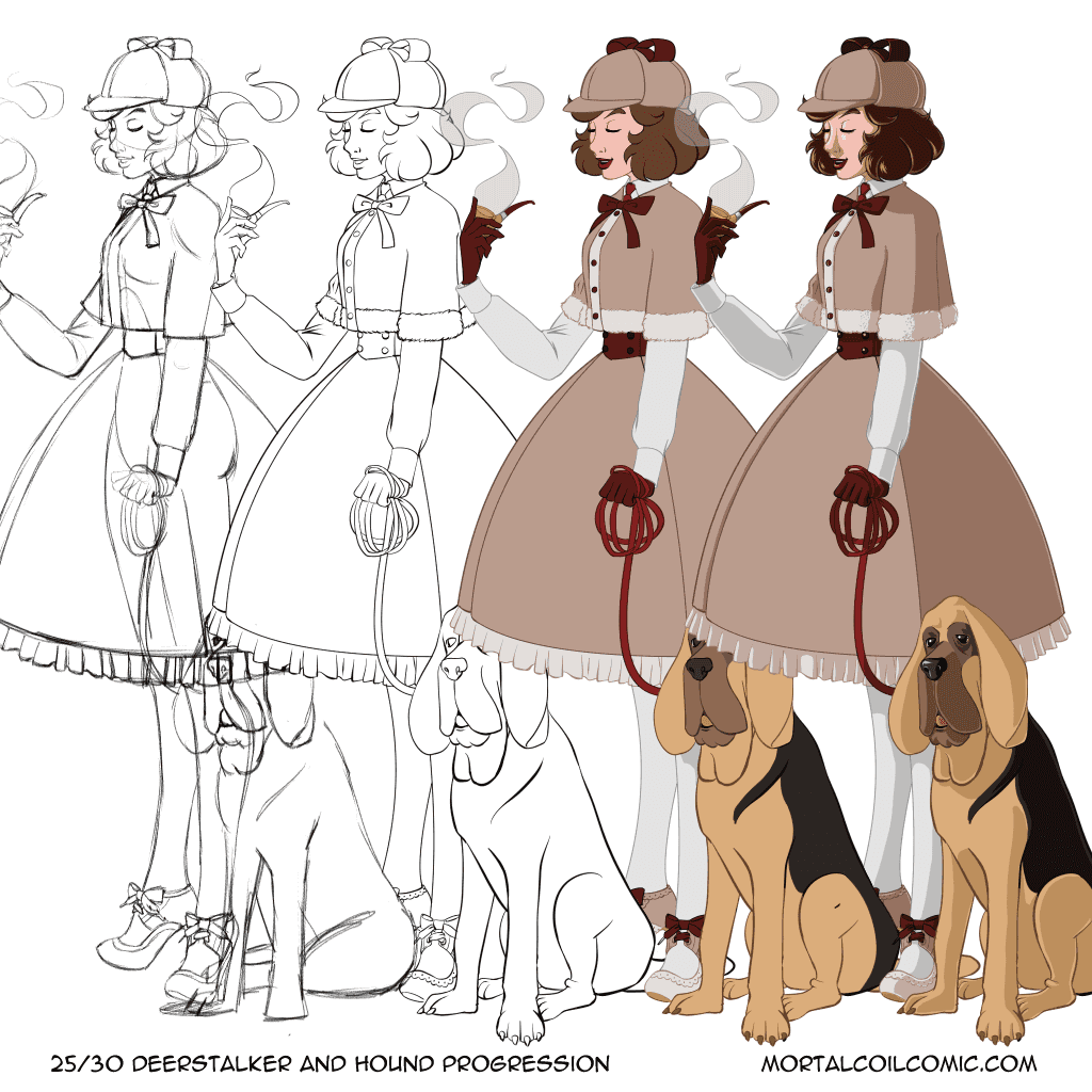 Lolita Fashion 25: Deerstalker and Hound Progression