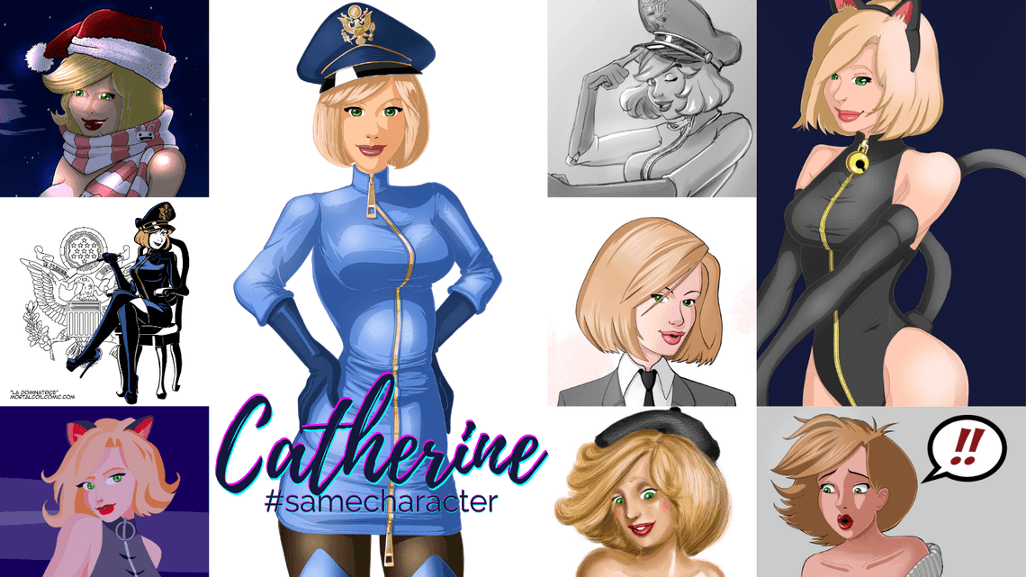 Catherine - Same Character | This Mortal Coil | Twitter meme #samecharacter