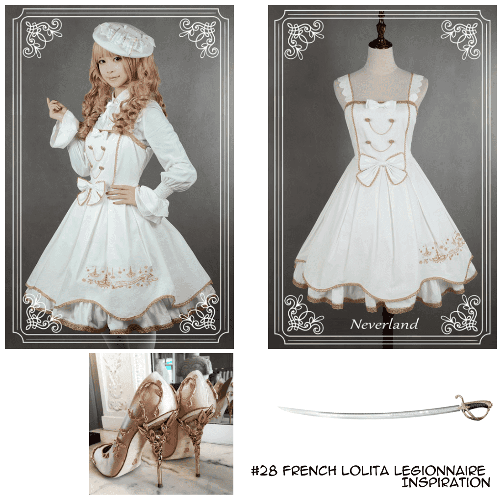 French Lolita Legionnaire Inspiration Sheet